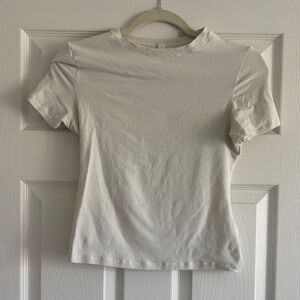 SKIMS White Short Sleeve Crew Tee
